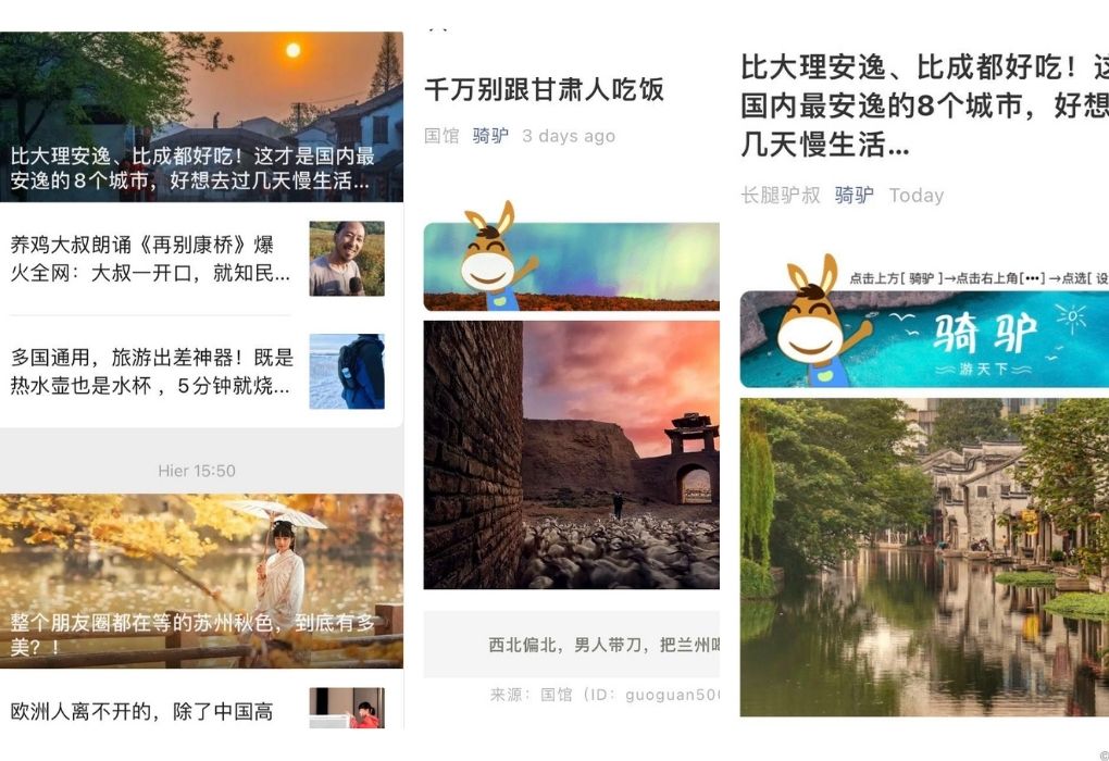 chinese tour operator online - chinese social media wechat