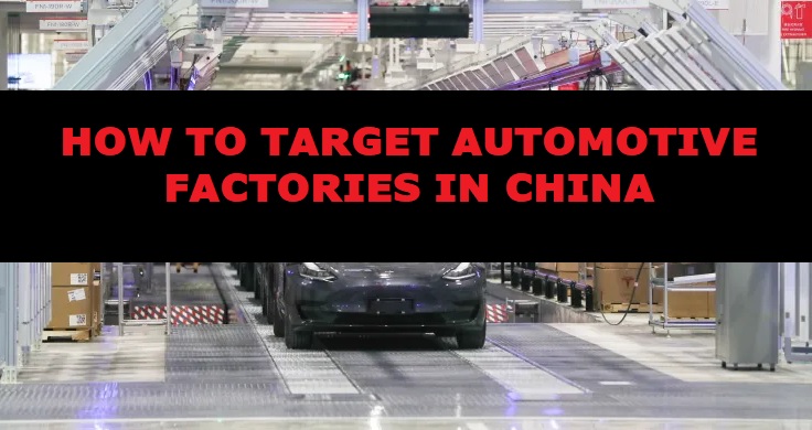 How to target automotive firms in China?