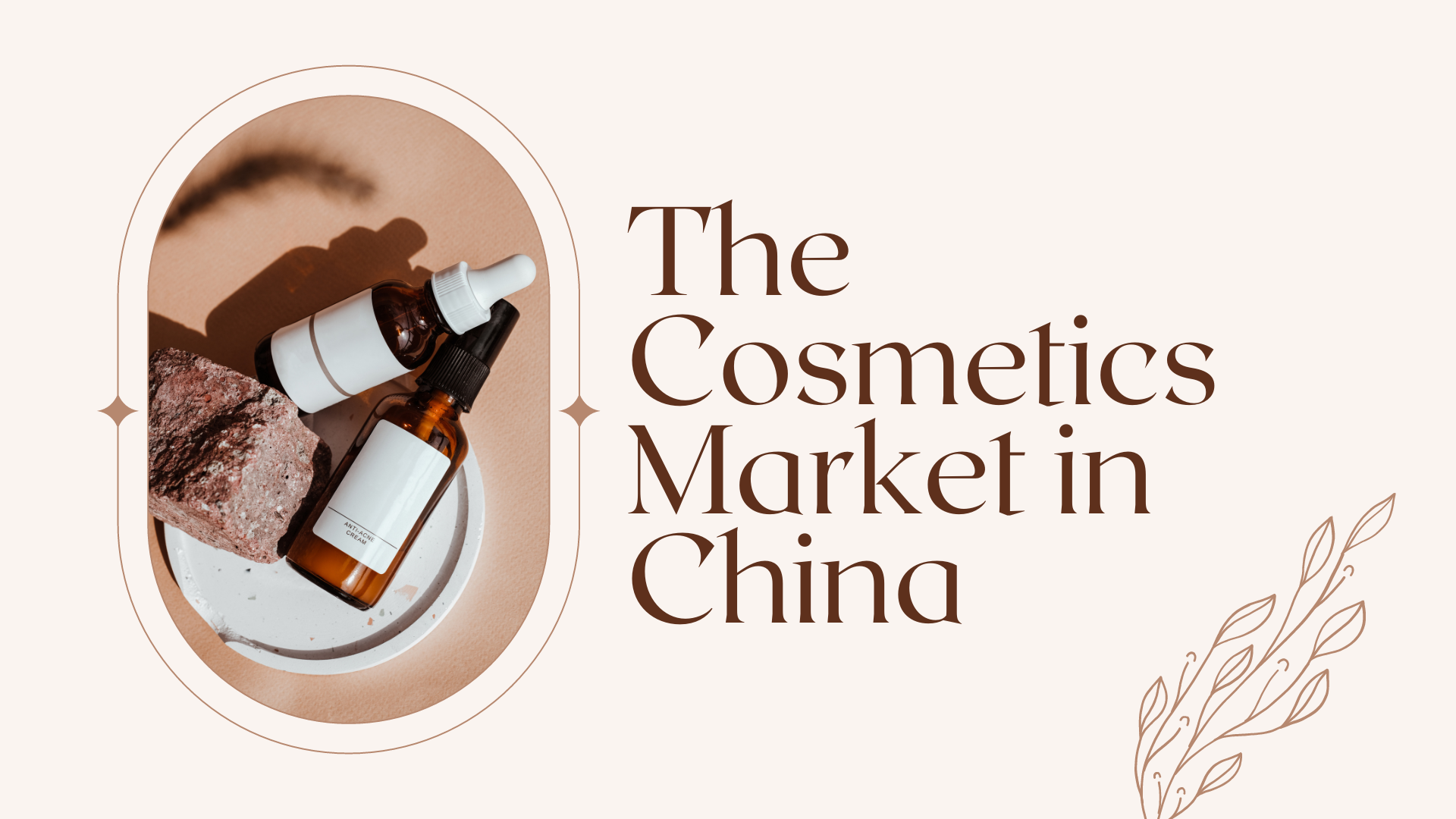China cosmetics market banner